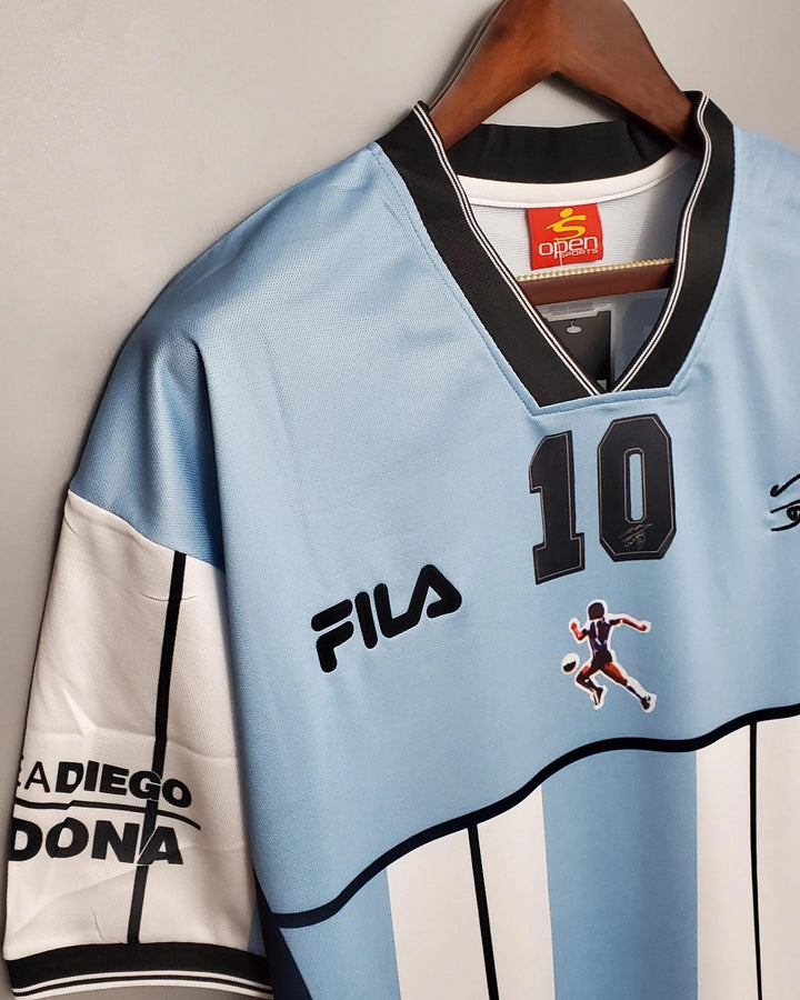 Argentina 01/02 Home Retro Shirt - MARADONA #10