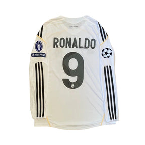 Real Madrid 2009/10 Retro Shirt - Ronaldo #7 (+Patches)