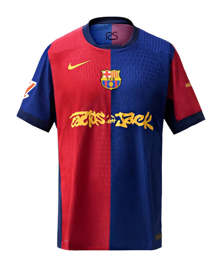 Barcelona 2024/25 Home Shirt - Travis Scott